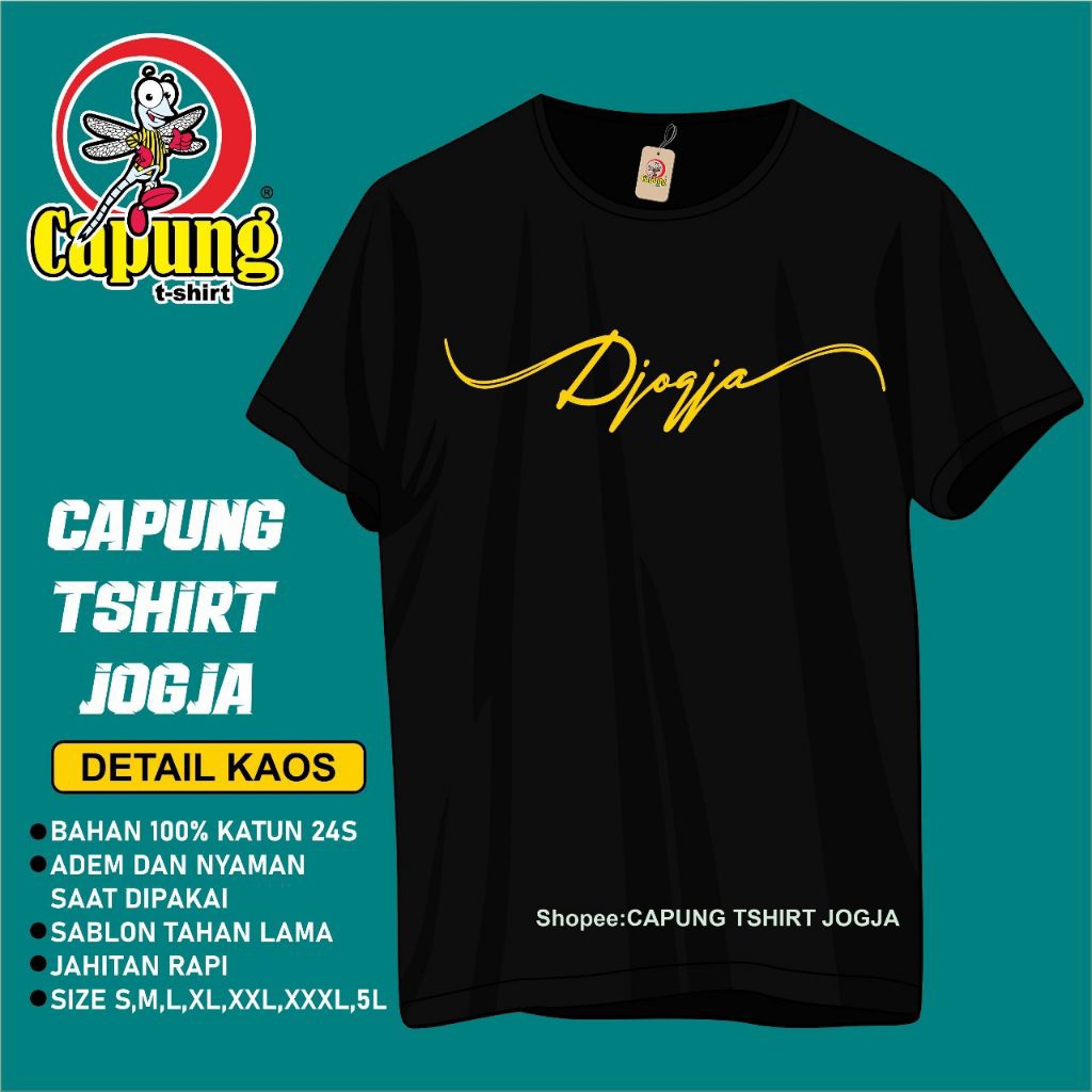Tshirt Jogja / Oblong Jogja / Oblong Malioboro /Kota Jogja
