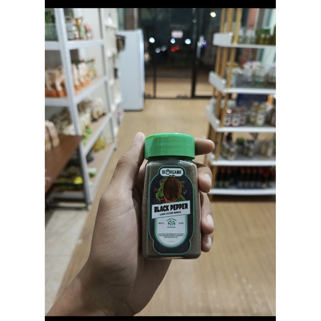 

blackpepper / lada hitam Bubuk BeOrganik