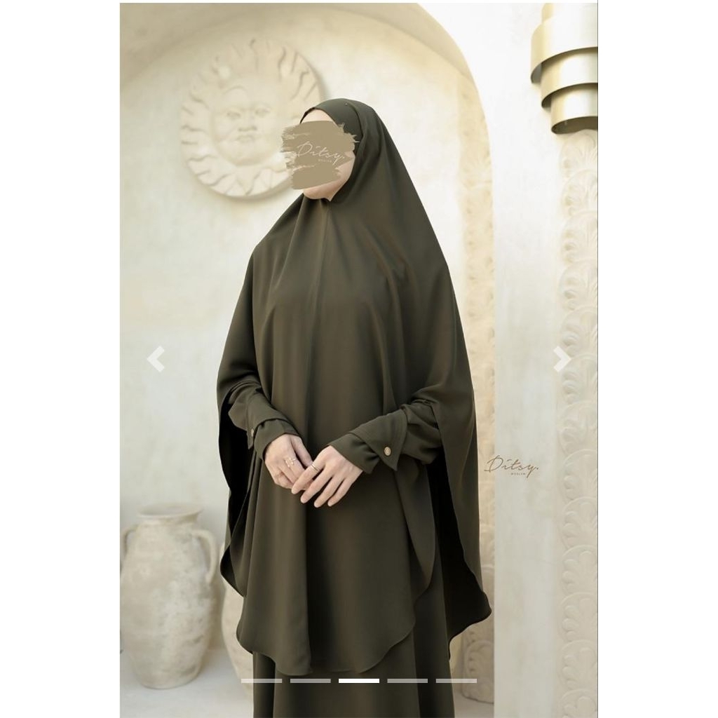 French Khimar & Khimar Ditsy Moslem Shaneeya Mina, Shaala Mazen & Hayfa Mazen. Ready Stok Siap Kirim