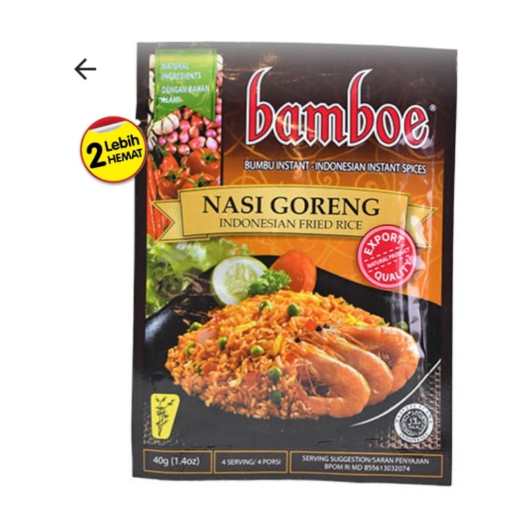 

bamboe bumbu nasi goreng 40 gram