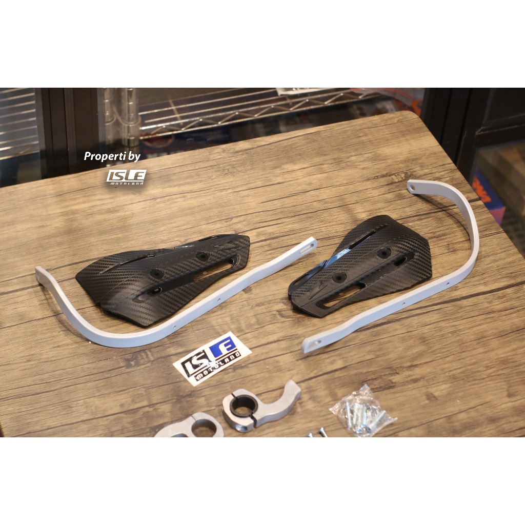 MINNAMOTO Handguard Pelindung Tangan Motor Carbon KLX, CRF, WR, 150 / 155 / 230 / 250