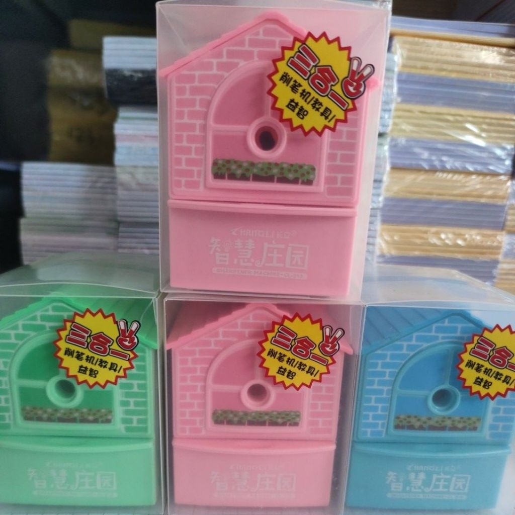 

Rautan Pensil Rumah Lucu/ Ongotan Pensil Rumah Lucu/ Orotan Pensil Rumah Lucu