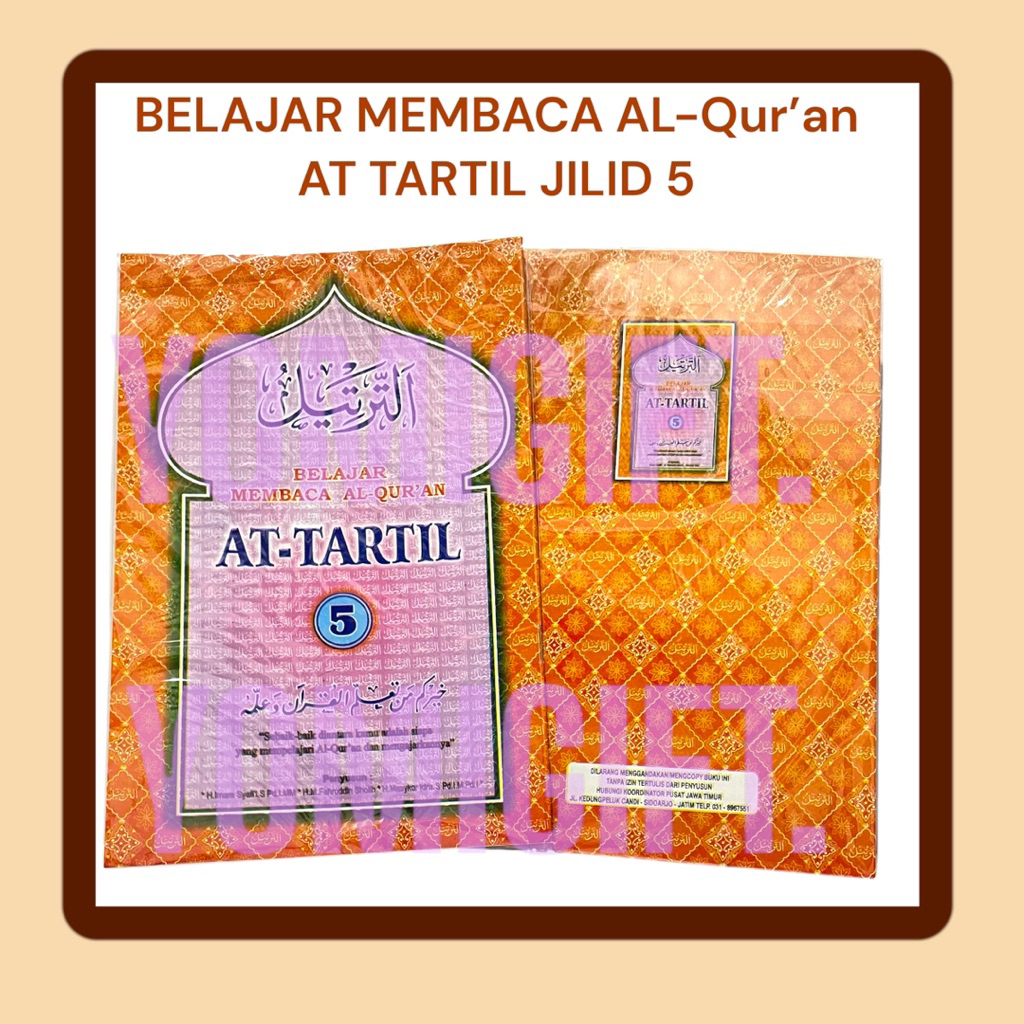 AT-TARTIL JILID 5 / Buku Belajar Membaca Alqur’an AT- TARTIL