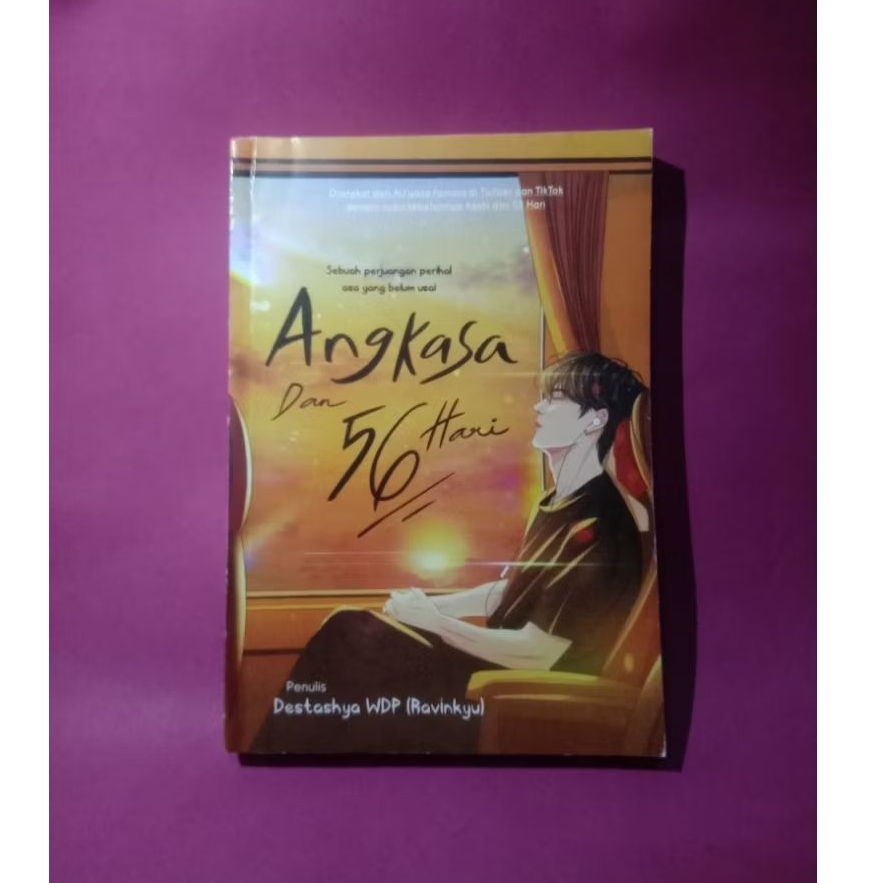 Novel Angkasa dan 56 hari by Ravinkyu Novel second murah bukan ori
