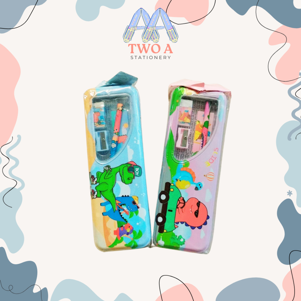 

PENCIL CASE SET 5 in 1 / TEMPAT PENSIL & ALAT TULIS ANAK SEKOLAH / STATIONERY CASE SET LPY-9921