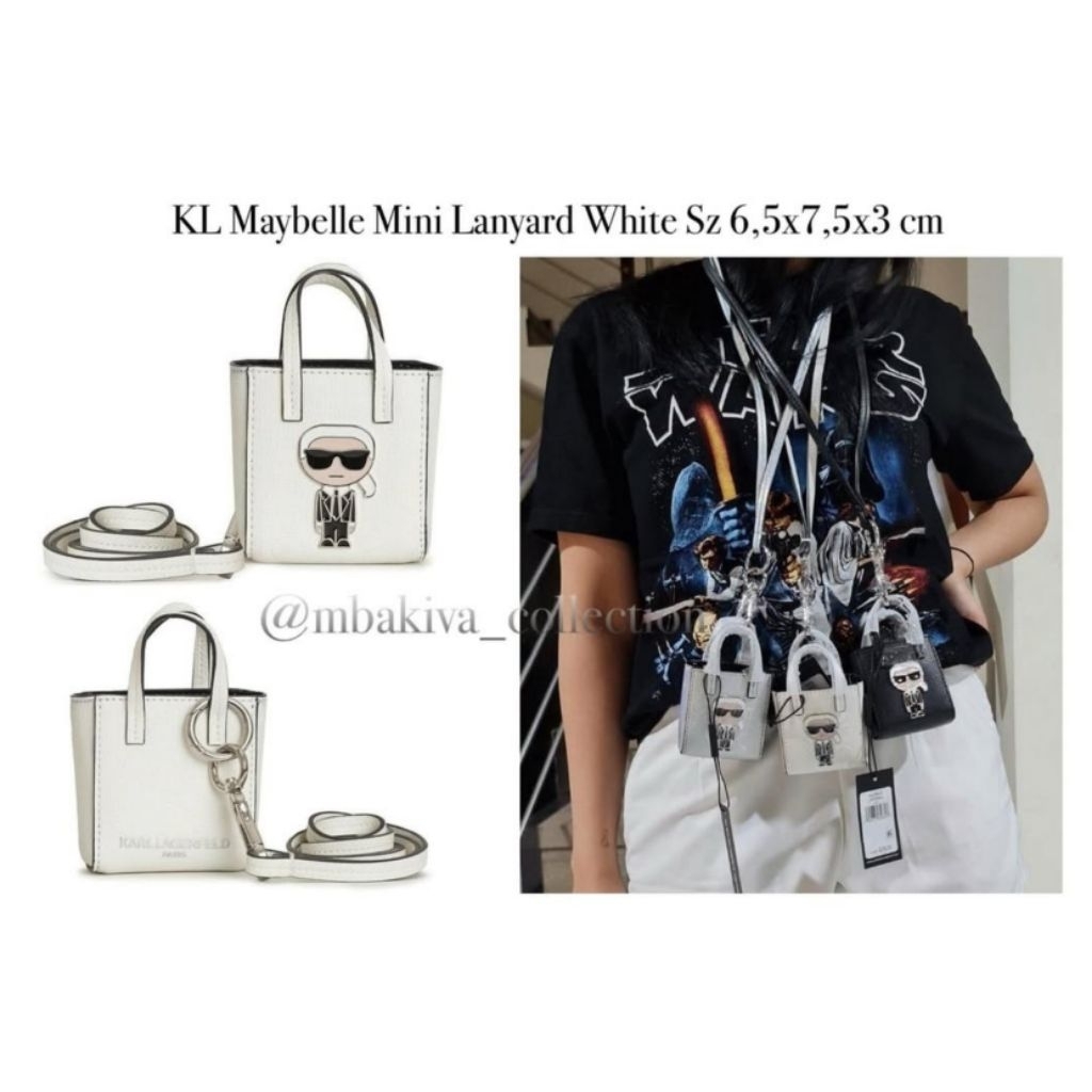 

KL Maybelle Mini Lanyard White