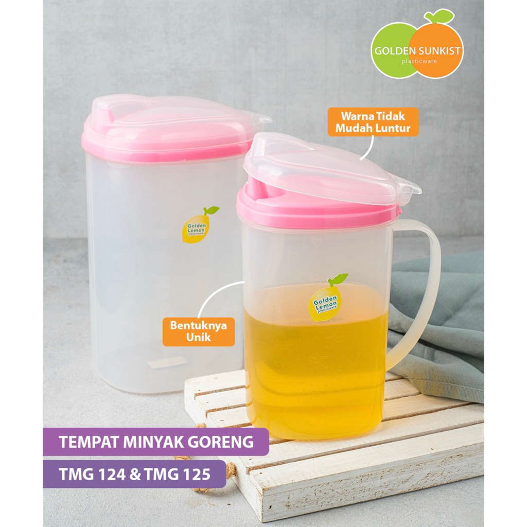 Tempat Minyak Goreng Wadah Minyak Goreng 1 liter Golden Sunkist