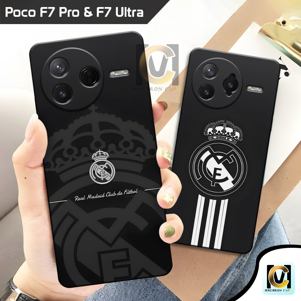 Case Poco F7 Pro 5G & Poco F7 Ultra 5G Terbaru 2025 Motif Real Madrid | SoftCase HP Poco F7 Pro 5G &