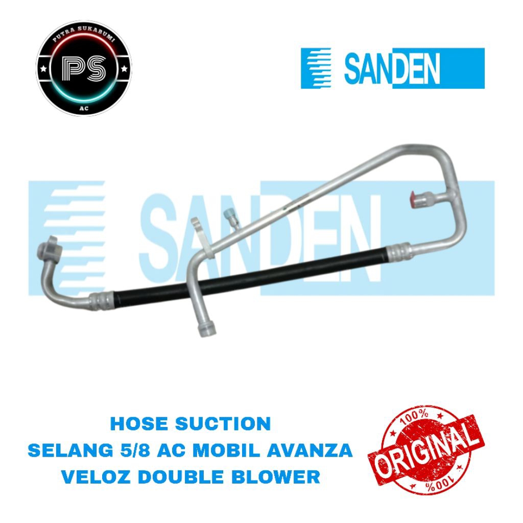 HOSE SUCTION SELANG AC MOBIL 5/8 AVANZA VELOZ NEW XENIA 1.3 CC DOUBLE BLOWER ORIGINAL SANDEN
