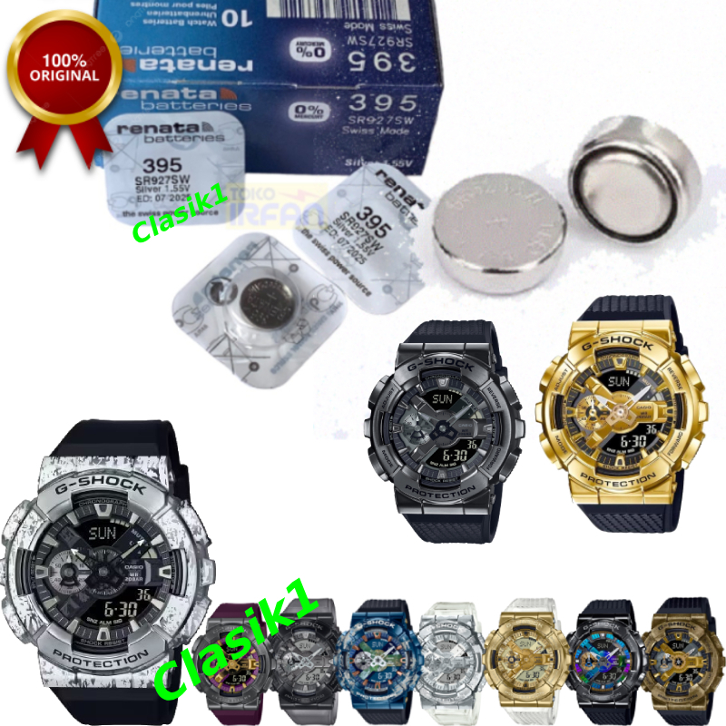 Baterai Ori jam tangan casio G-shock GM-110 (All Series) Batu baterai gshock GM110 GM 110 Renata