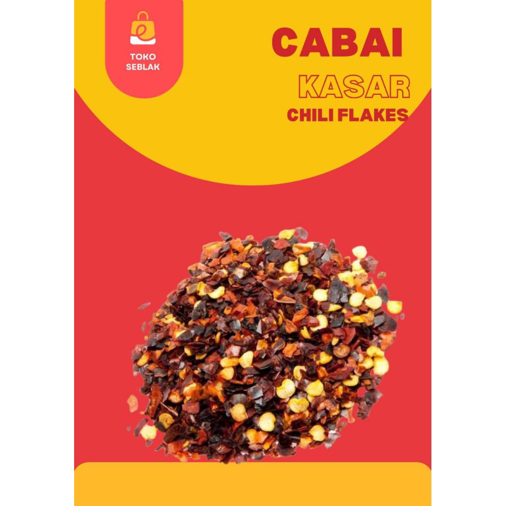 

Chili flakes/Cabe kasar 1000gr(1kg)
