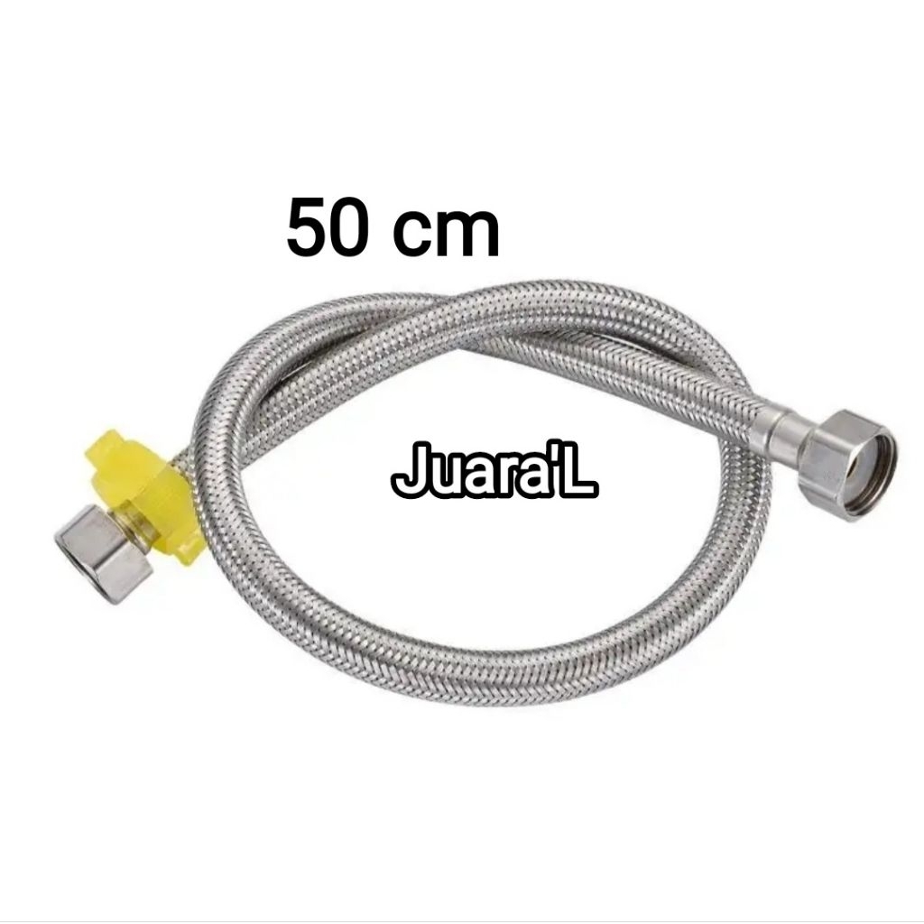Fleksible Hose 50 cm. Selang Hose 50 cm. Selang Kloset . selang wastafel. Flexible Anyam