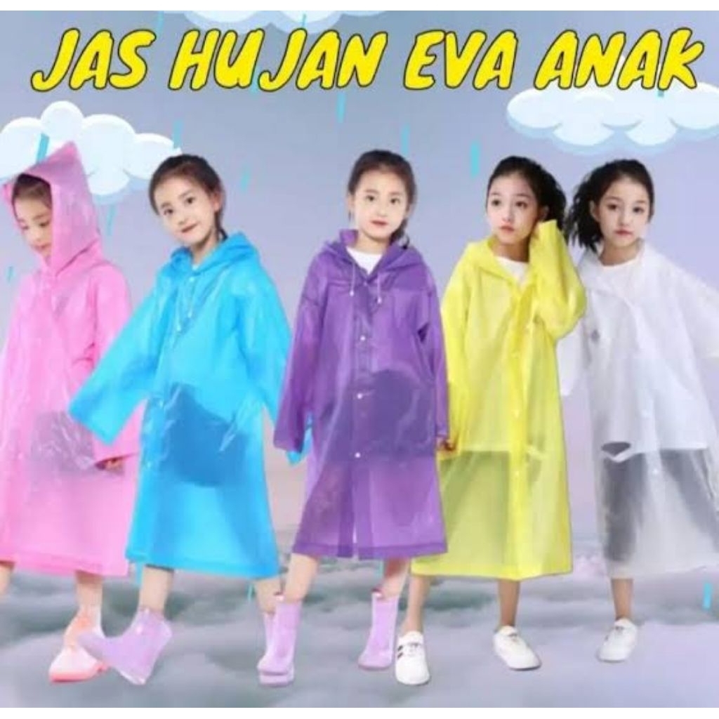 Jas  Hujan Eva Raincoat Anak