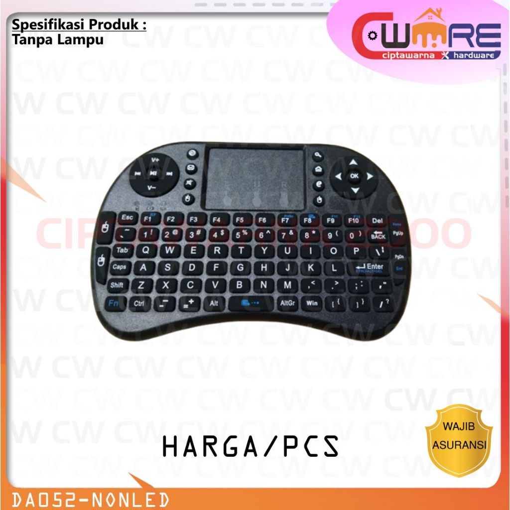 Mini Keyboard i8 Backlit Mouse Keypad Wireless Touchpad Nirkabel Tanpa Kabel Asus Acer Lenovo Tanpa 