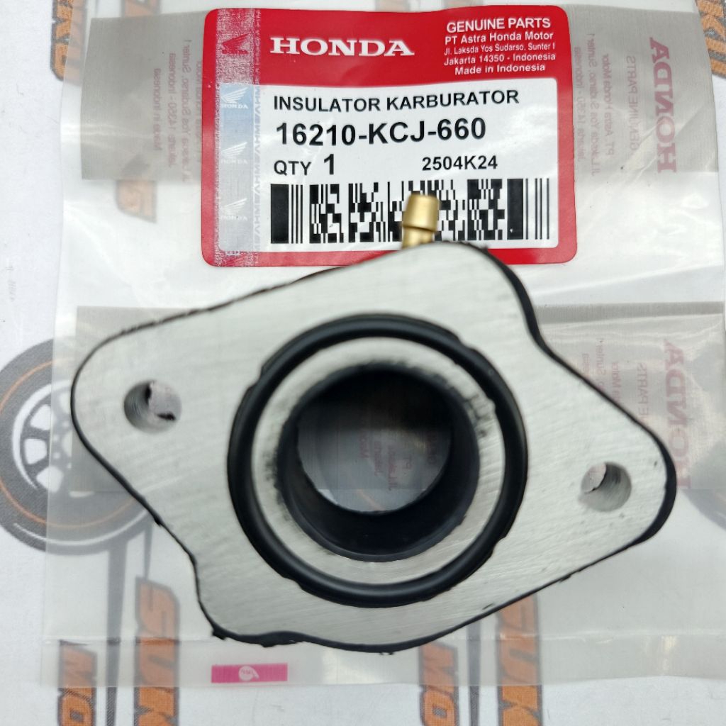 16210-KCJ-660 CARBURATOR INSULATOR - HONDA TIGER REVOLUTION