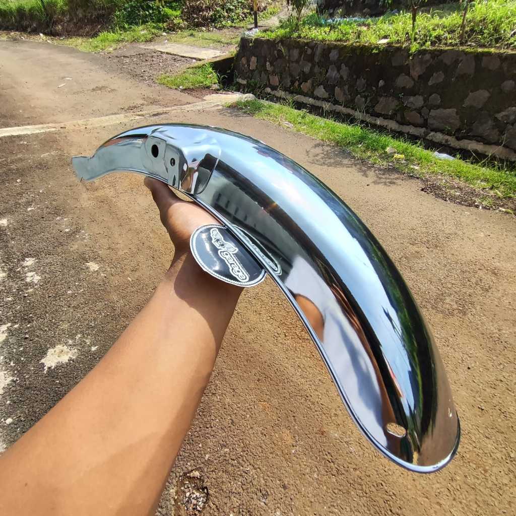 Spakbor belakang Gl100 Slebor belakang GL 100 GL Cepe Crome Murah