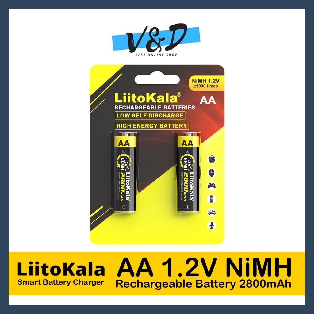 Banana Sport Baterai Cas Aa 2800 Mah / Liitokala Aa 2800 Mah Real Capacity