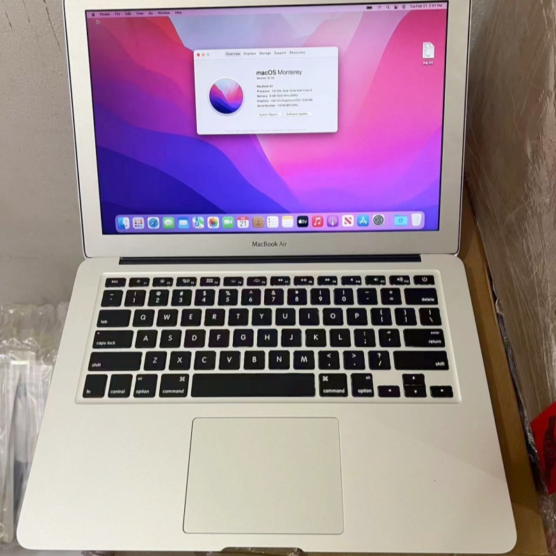 Laptop Apple MacBook Air model A1466 95% baru 13 inci awal 2015/2017 Core i5 RAM 8GB SSD 256GB