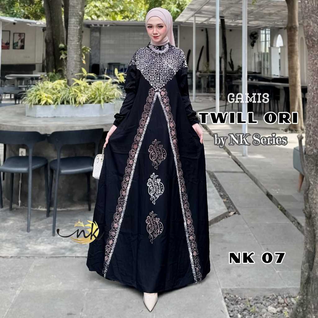 Gamis Twill ORI NK Series Kode 07 - 09