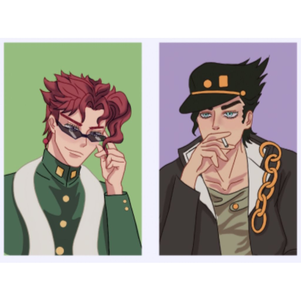 JJBA Jotaro & Kakyoin photocard