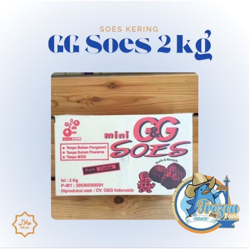 

GG Soes Cokelat 2kg | rich chocolate | WAJIB EXTRA BUBBLEWRAP