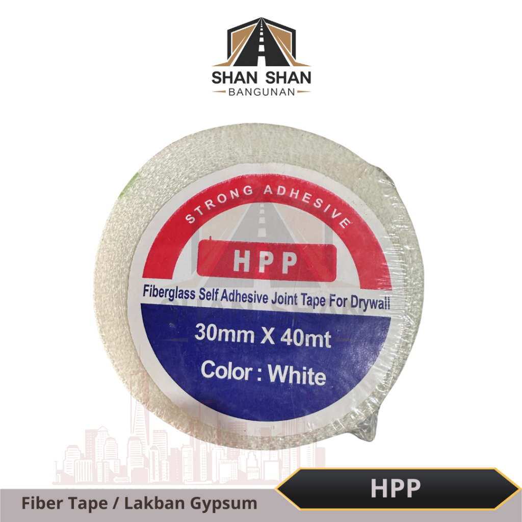 Lakban Gipsum / Fiber Glass Gypsum / Fiber Glass Self Adhesion Mesh Tape