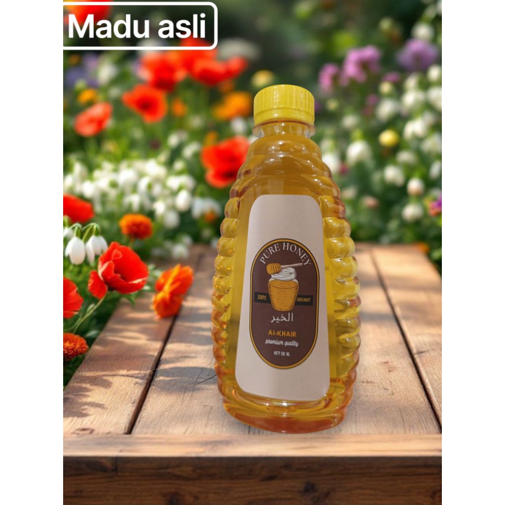 

Madu asli alam 100% Al khair 100 ml 350 ml