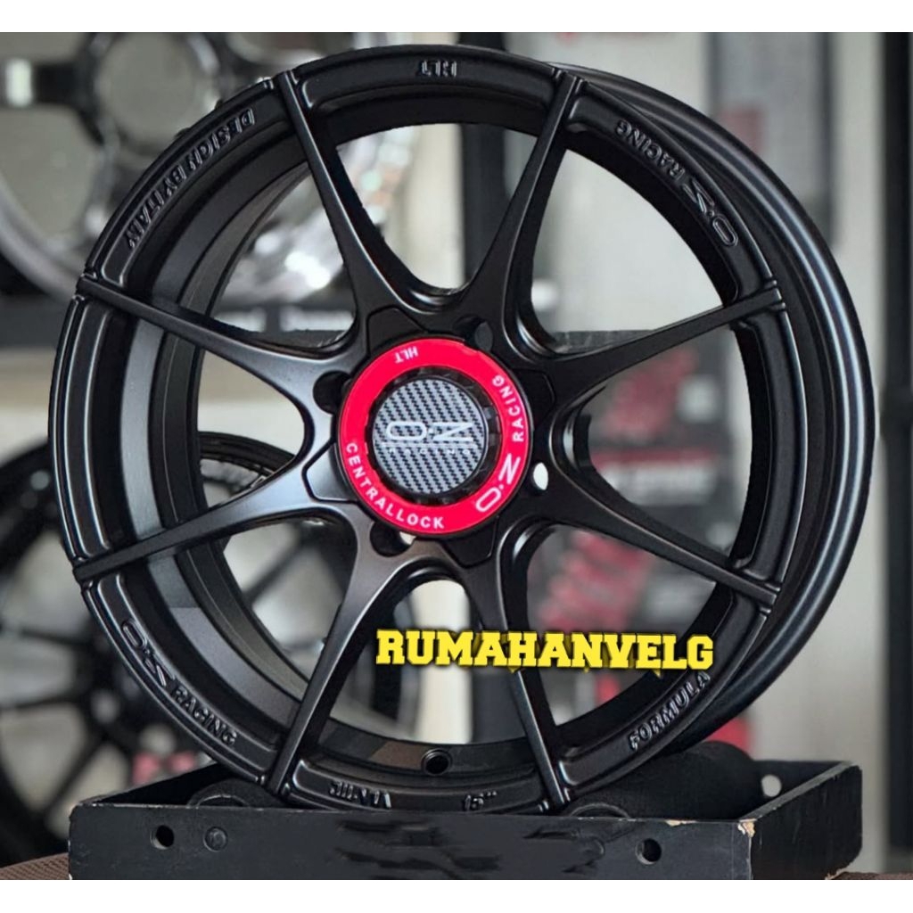velg racing ring 15 OZ FORMULA PCD 4X100 - 4X114,3 velg mobil ring 15 Avanza Xenia Livina velg racin
