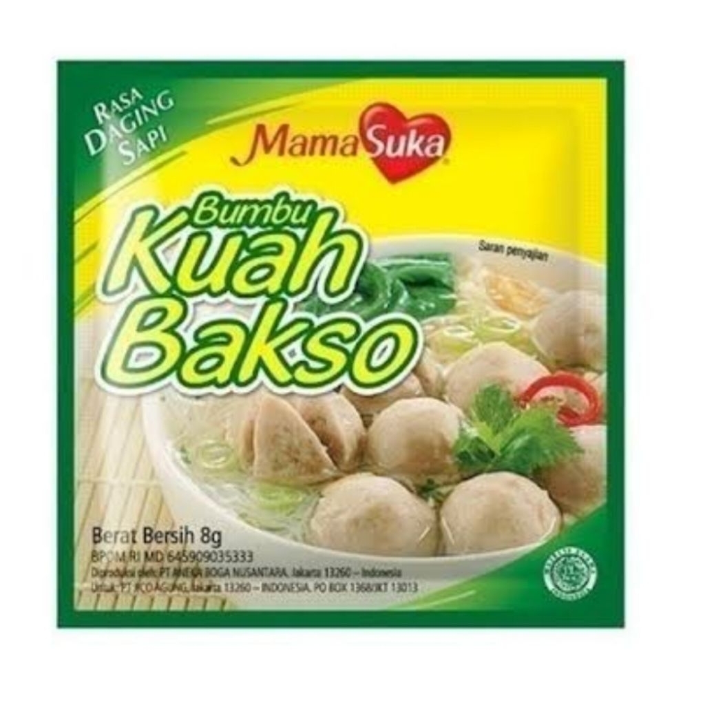 

Mamasuka Kuah Bakso Sapi 8gr Grosir