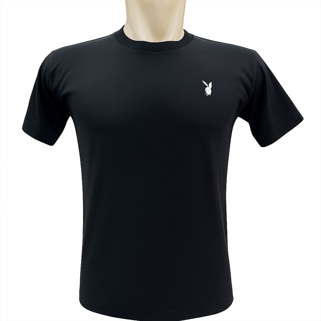 kaos polos-kaos hitam polos playboy