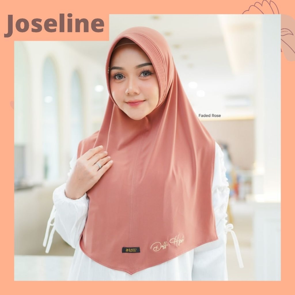 HIJAB DAFFI ORY - Hijab Jilbab Dafii Joseline Bergo Standart Jersey Melar Hijab Blusukan Instant Pol