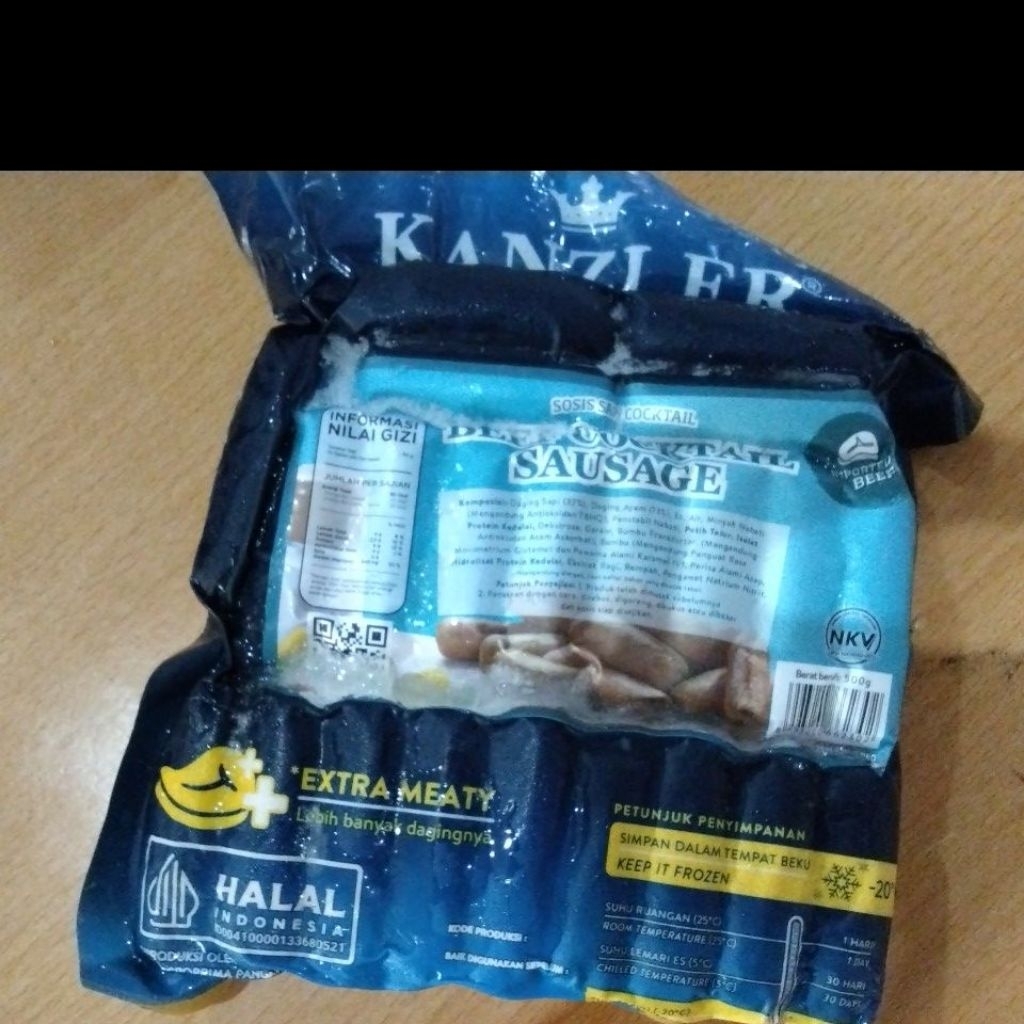 

Kanzler sosis cocktail 500g