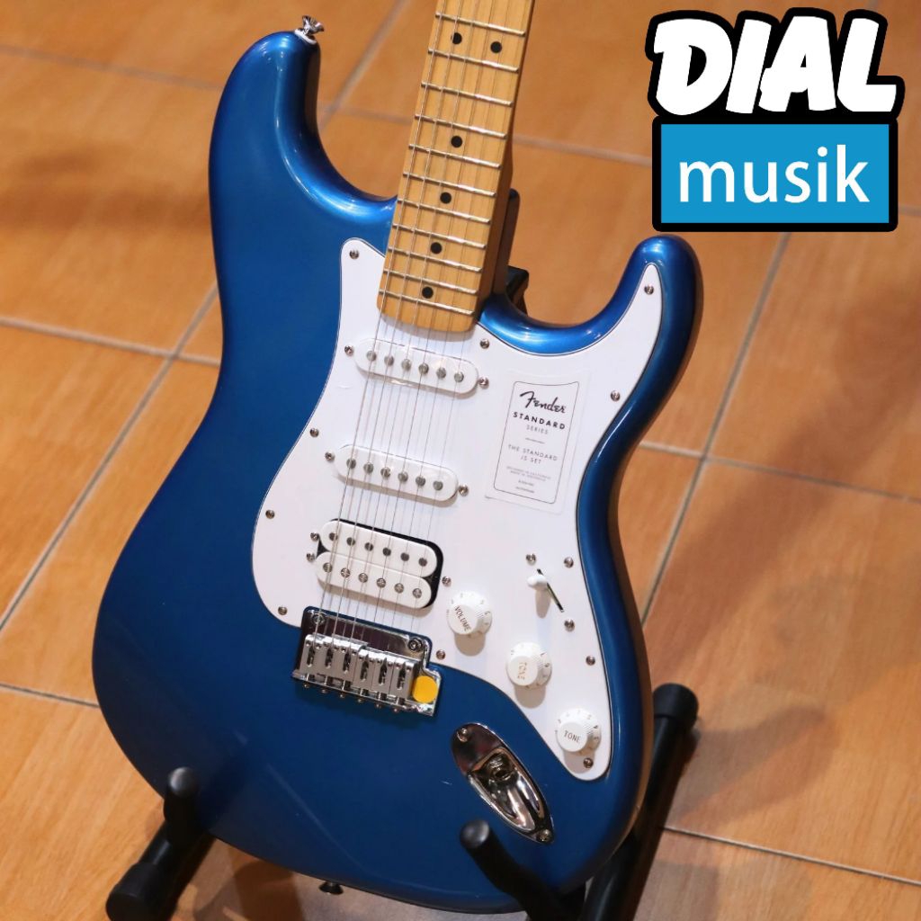 Fender Standard Stratocaster HSS Aque Marine Made in Indonesia - Stratocaster Fender Indonesia