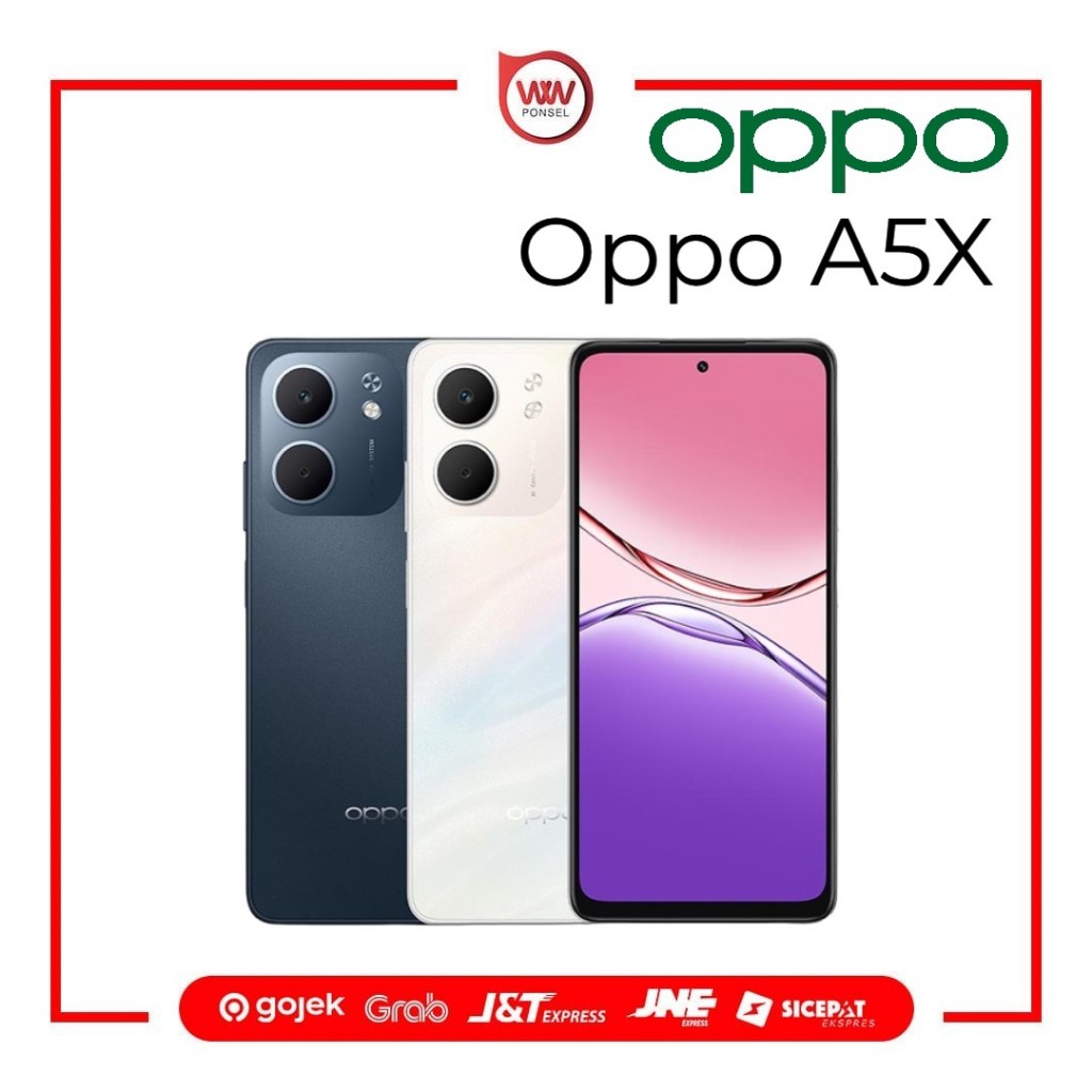 Hp Oppo A5x Ram 6GB Internal 128GB Garansi Resmi
