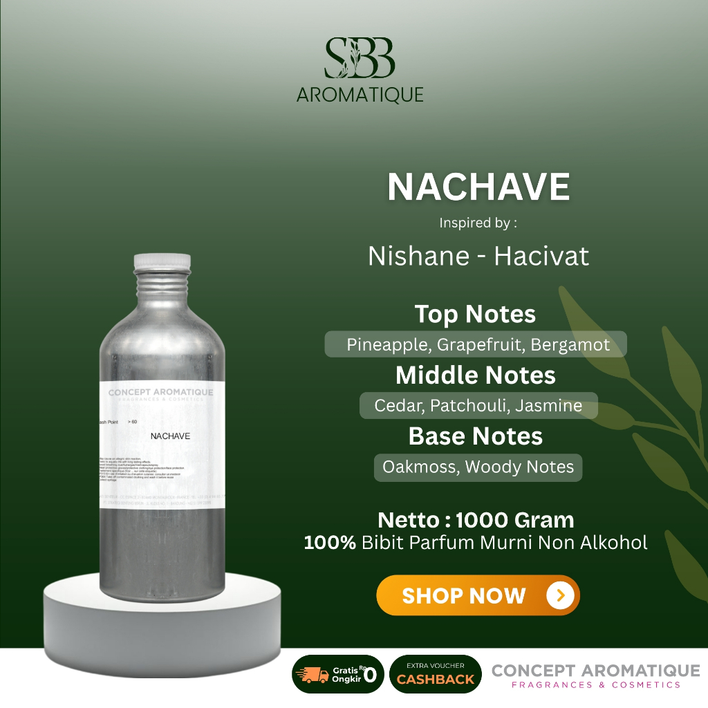 Bibit Parfum Premium Inspired by Nishane - Hacivat - Nachave