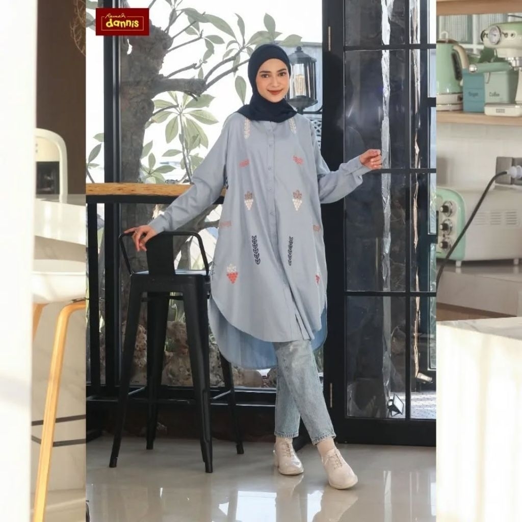 Dannis Blouse B230603 Blus Wanita Tunik Remaja dan Dewasa