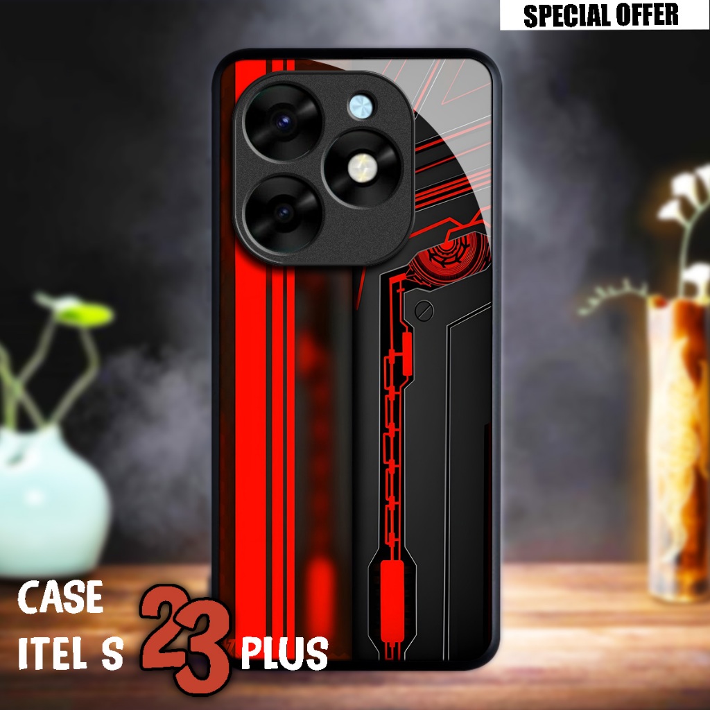 Bonanza - Case Itel S23 Plus   - Case Custom - Kesing Hp Itel S23 Plus Terlaris - Fashion Kesing - B