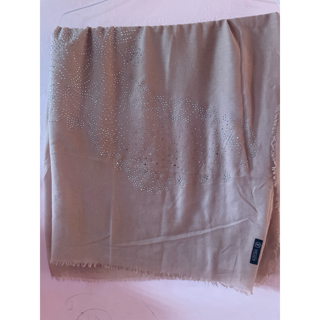 PRELOVEDJilbab SegiEmpat/Hijab Segi Empat/SegiEmpat Coklat Susu