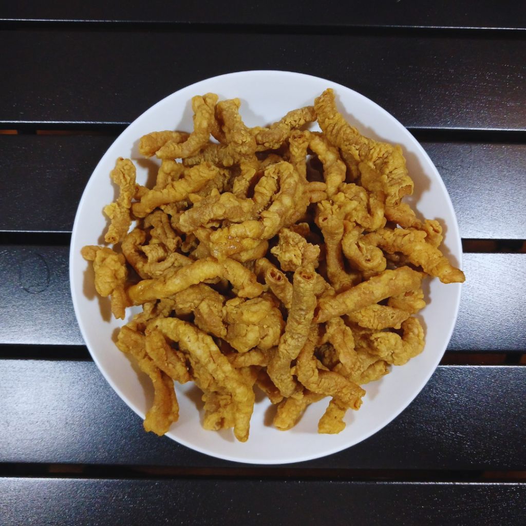 

Usus Kering Pedas Daun Jeruk 250gr Basreng7