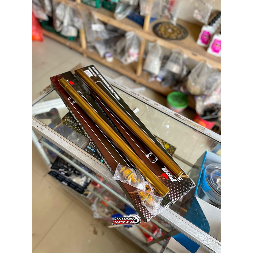 AS SHOCK DEPAN NINJA SS DAN RR SET PRELOAD WARNA GOLD