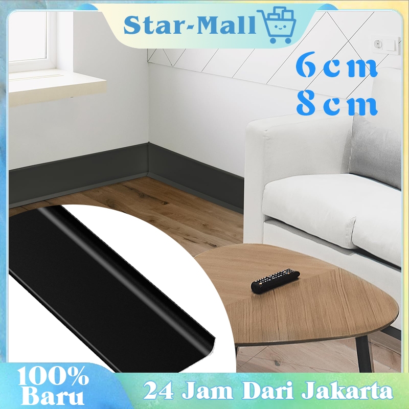 Plint Lantai Skirting Board  Lis Sudut Dinding Pemasangan Tanpa Paku