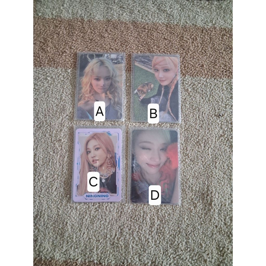 [READY]pc official ningning dan winter aespa