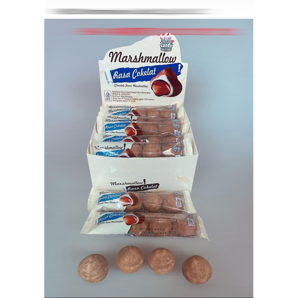 

Marsmallow Rasa Cokelat ~ Strobery ~ Apel