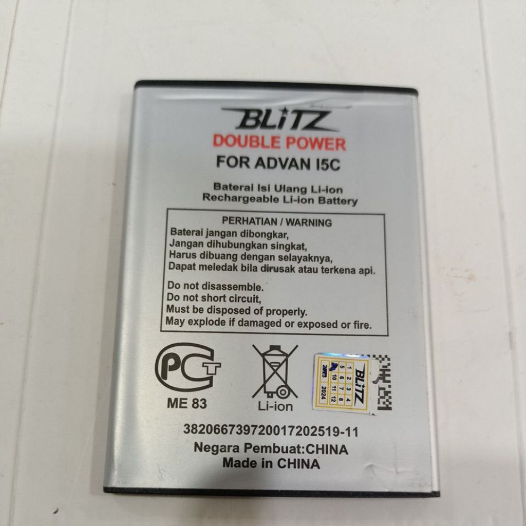 baterai Advan I5C