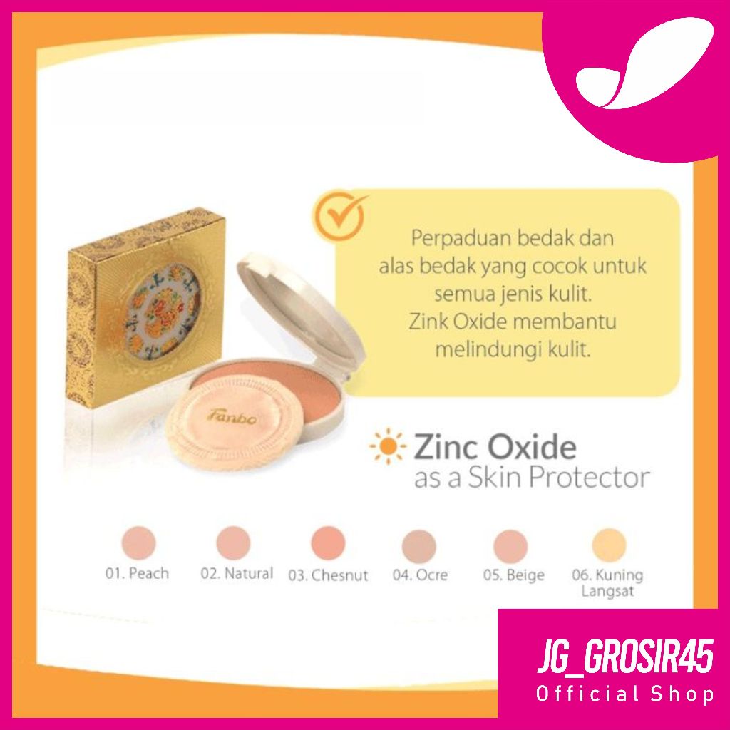 fanbo bedak gloria 5 - bedak padat