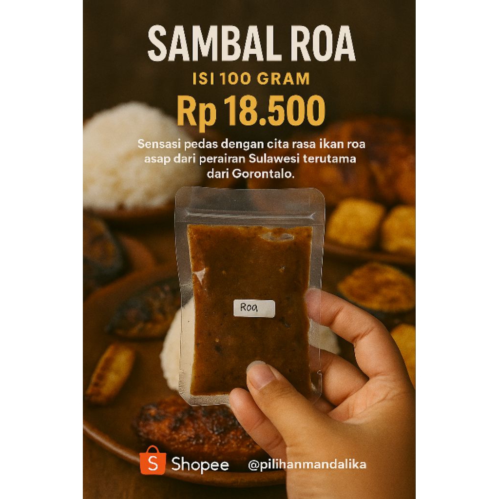 

Sambal Roa Original PIMAK (Pilihan Mandalika)