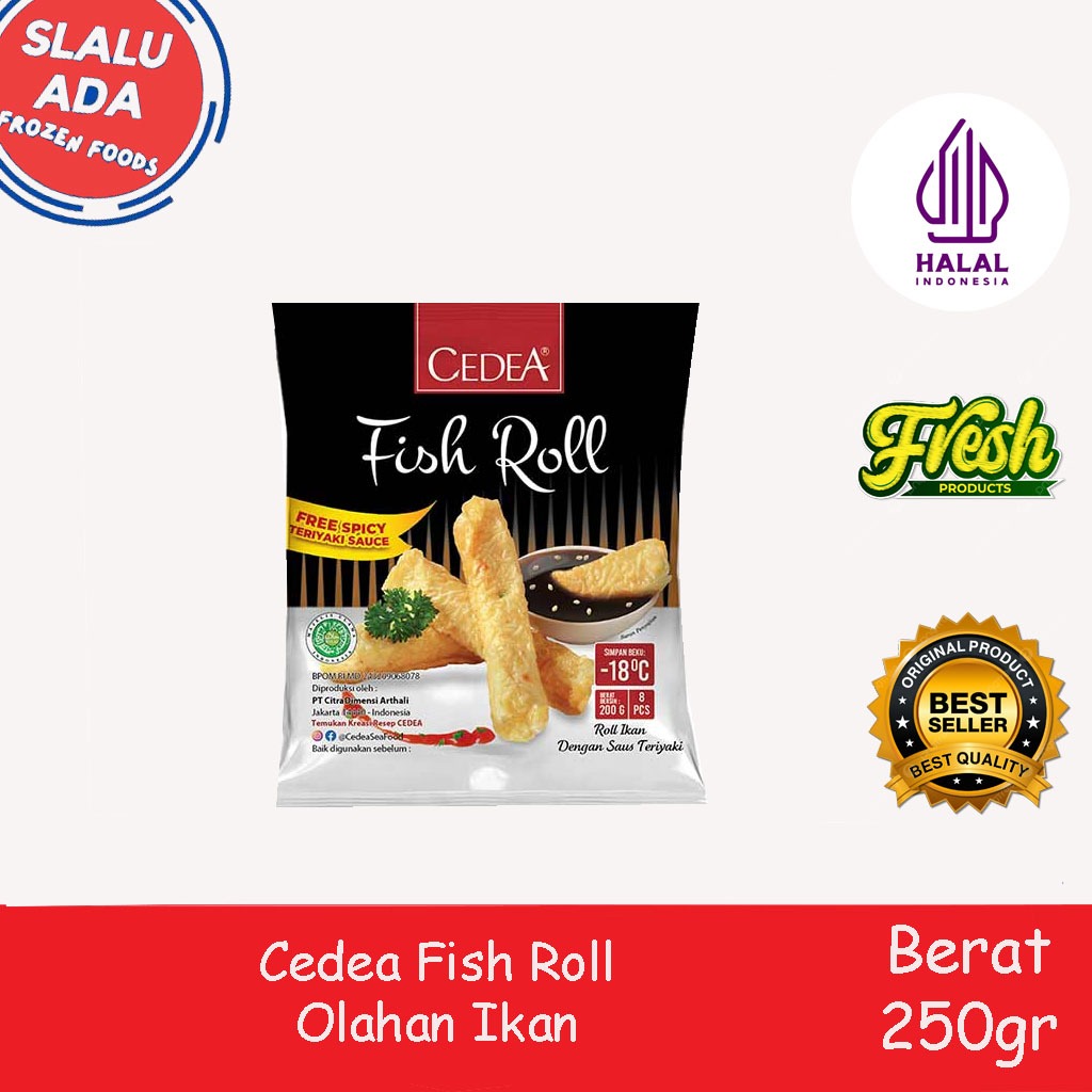 

Cedea Fish Roll 200gr Nugget Olahan Ikan Plus Bumbu