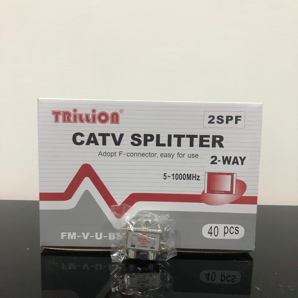 SPLITTER 2 WAY TRILLION 2SPF 5-1000 Mhz