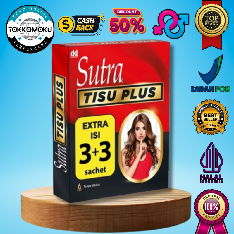 Sutra Tisu Plus Extra Isi 3+3 Sachet untuk pria dewasa