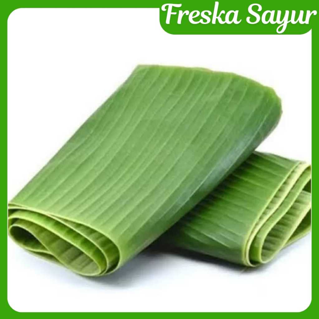 

Daun Pisang Segar 1 kg I Bungkus Masakan Tradisional Lebih Harum & Alami I Cocok untuk Pepes, Lontong